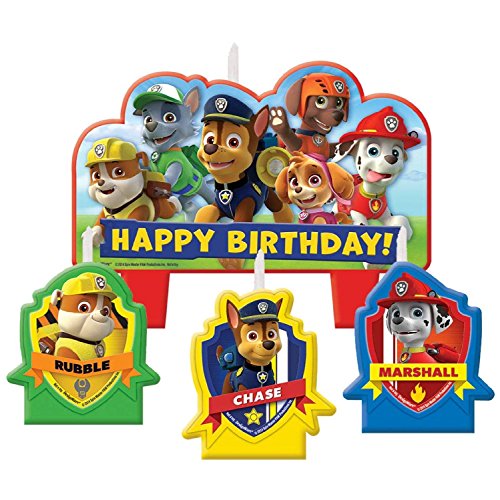 Product Cover Paw Patrol Birthday Candle Set