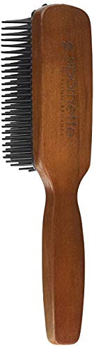 Product Cover SPORNETTE Bolero Men's Flared Nylon Bristle 9 Row Styler Hair Brush B-9, Lightweight, Cushioned, 100% Maple Wood Handle & Body for Styling, Blow Drying, Smoothing & Detangling All Hair Types