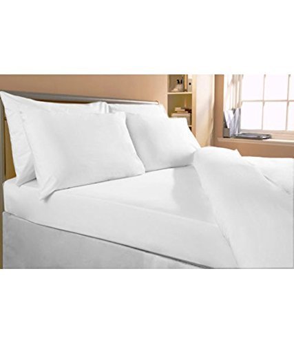 Product Cover Narendra Decor Plain Cotton Single Bedsheet , White