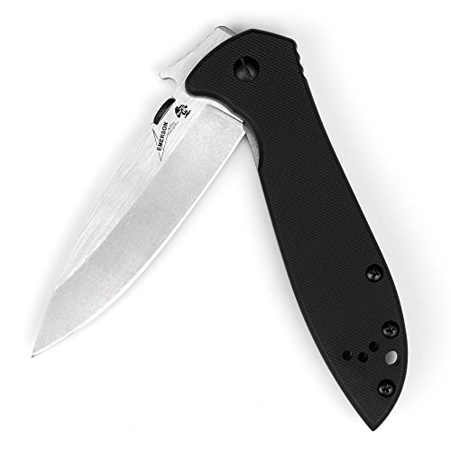 Product Cover Large CQC 4KXL Pocketknife from Kershaw-Emerson (6055) Delivers Durability and Classic Strength with Instant Open, Frame Lock, Reversible Pocket Clip and Precision Technology; 6.1 oz