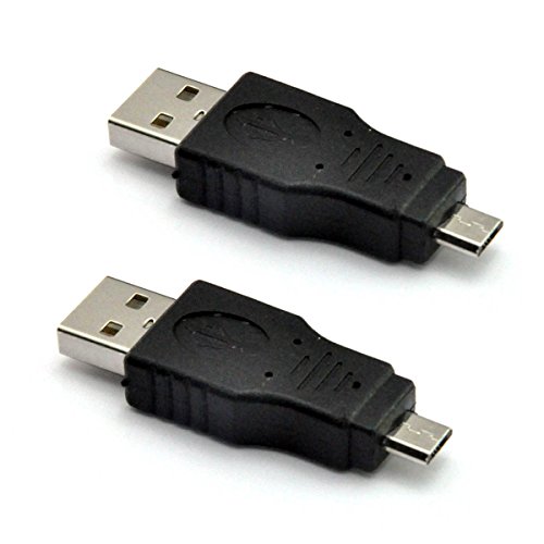 Product Cover UCEC USB 2.0 Adapter - A-Male To Micro-Male - Black (2 Pack)