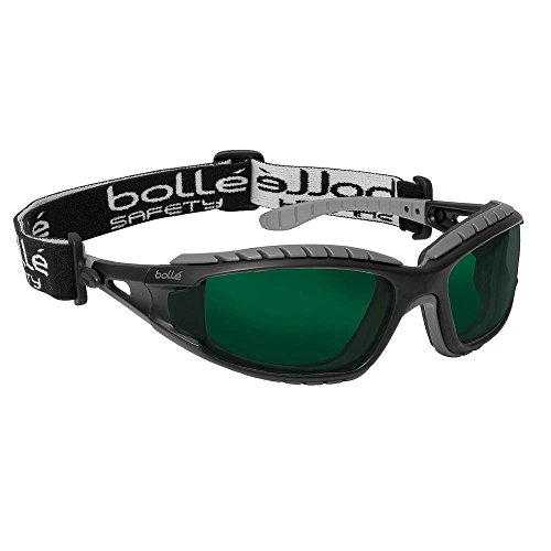 Product Cover Bolle Safety Shade 5.0 Welding Safety Glasses, Scratch-Resistant, Black