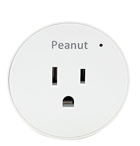 Product Cover Securifi Peanut Smart Plug (1 Minute Setup) - Remotely Monitor and Control Lights Appliances using Free iOS/Android Apps and Browser Interface - White