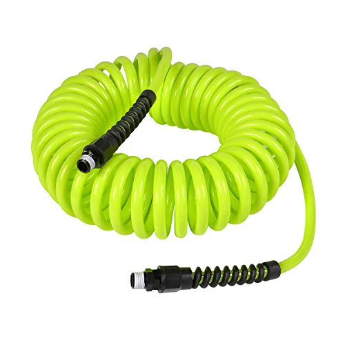 Product Cover Flexzilla Polyurethane Recoil Hose, 1/4 in. x 25 ft, ZillaGreen - LP1425AFZ