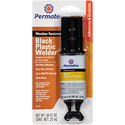 Product Cover Permatex 84145 Permapoxy Black Plastic Weld - 0.84 fl. oz.