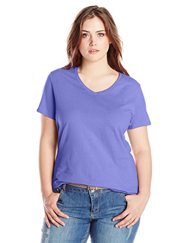 Product Cover Just My Size Women's Plus-Size Short Sleeve V Neck Tee