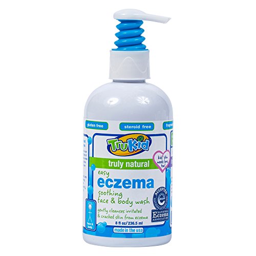 Product Cover TruKid Eczema Soothing Face and Body Wash - Gently Cleanses and Moisturizes Sensitive Skin, Unscented, 8 oz