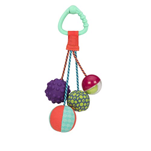 Product Cover B. Toys - Sounds So Squeezy - Rattle Ball - Sensory Toy with Colors