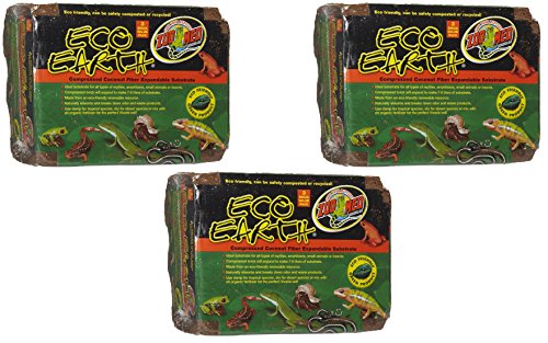 Product Cover Zoo Med Eco Earth Compressed Coconut Fiber Substrate, 9 Bricks