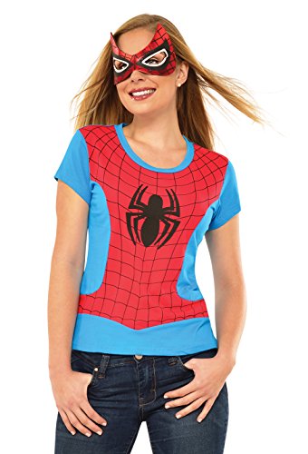 Product Cover Rubie's Marvel Women's Universe Spider-Girl Classic T Shirt, Multi, Medium