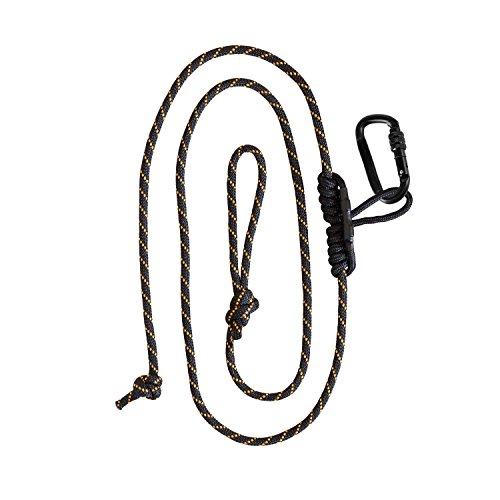 Product Cover Muddy Safety Harness Lineman's Rope, Black/Orange