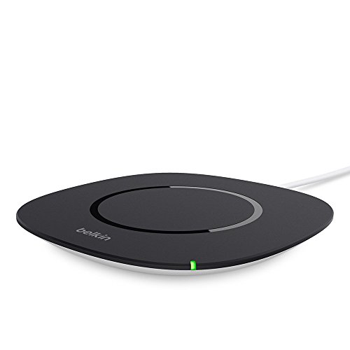 Product Cover Belkin F8M747bt Boost Up Qi Wireless Charging Pad 5W - Universal Wireless Charger (No AC Adapter), 5W, Black, 5W without adapter
