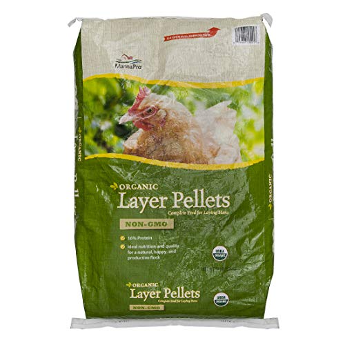 Product Cover Manna Pro Layer Pellets for Chickens|Non-GMO & Organic Feed for Laying Hens|30 Pounds