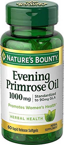 Product Cover Nature's Bounty Evening Primrose Oil, 1000mg, 120 Softgels (2 X 60 Count Bottles)