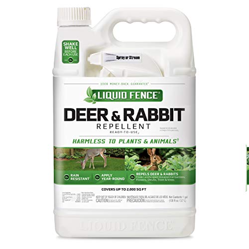 Product Cover Liquid Fence Deer & Rabbit Repellent Ready-to-Use, 1-Gallon