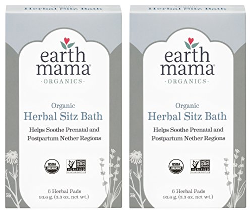 Product Cover Organic Herbal Sitz Bath by Earth Mama | Soothing Soak for Pregnancy and Postpartum Care, 6-Count (2-Pack)