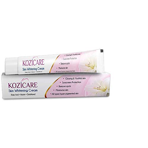 Product Cover Kozicare Kojic Acid, Arbutin, Glutathione Skin Whitening & Lightening Cream,15g (Pack of 4)