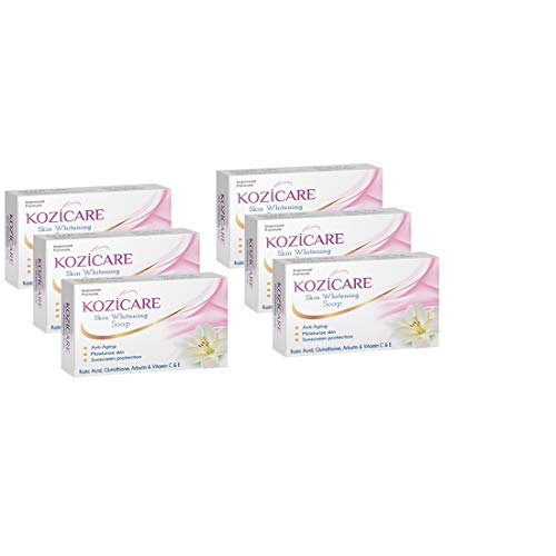 Product Cover Kozicare Kojic Acid, Vitamin E, Arbutin Skin Whitening & Lightening Soap, 75g (Pack of 6)