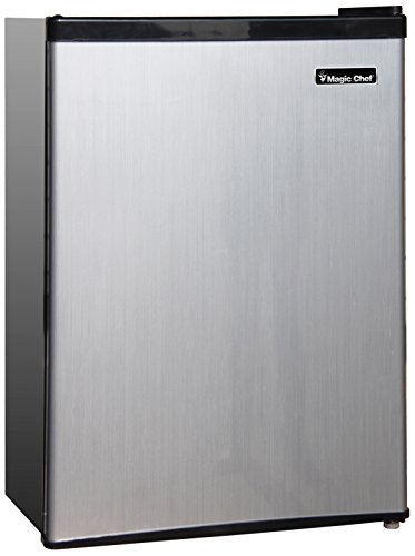 Product Cover Magic Chef MCBR240S1 Refrigerator, 2.4 cu.ft, Look, Stainless Steel