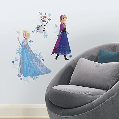 Product Cover RoomMates Disney Frozen Anna, Elsa, and Olaf Peel and Stick Giant Wall Decals