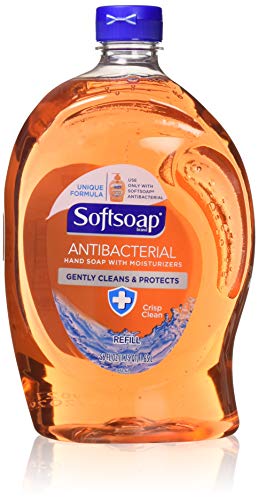 Product Cover Softsoap Antibacterial Hand Soap with Moisturizers Refill, Crisp Clean 56 fl oz
