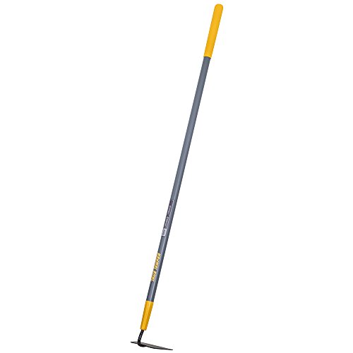 Product Cover True Temper 26097200 Forged Garden Hoe with Serrated Edge and 54 in. Fiberglass Handle with Cushion Grip