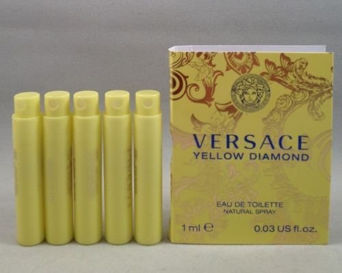 Product Cover 5 Versace Yellow Diamond Eau De Toilette 1 Ml/.03 Oz Spray Sample Vial Lot