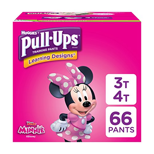 Product Cover Pull-Ups Learning Designs for Girls Potty Training Pants, 3T-4T (32-40 lbs.), 66 Ct. (Packaging May Vary)