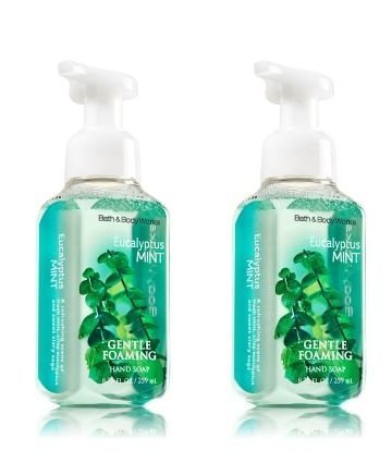 Product Cover Bath and Body Works Eucalyptus Mint, Gentle Foaming Hand Soap, 8.75 Ounce (2-Pack)