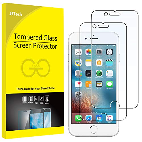 Product Cover JETech Screen Protector for Apple iPhone 6 and iPhone 6s, 4.7-Inch, Tempered Glass Film, 2-Pack