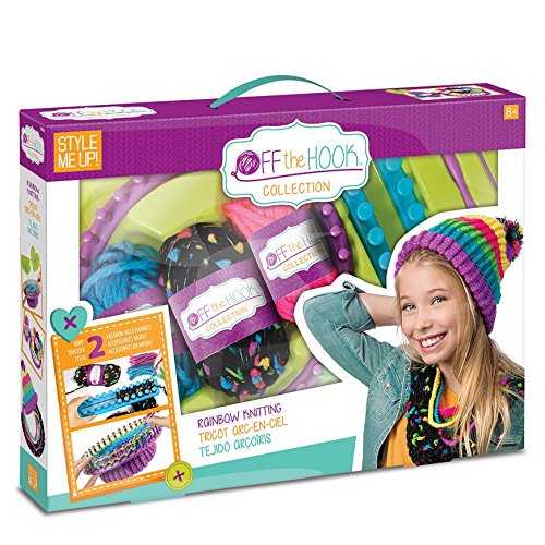 Product Cover Style Me Up - Kids Scarf and Beanie Knitting Kit - DIY Crafts for Girls - Crochet Kit for Kids - SMU-808