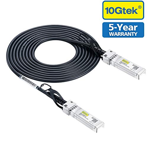 Product Cover 10G SFP+ DAC Cable - 10GBASE-CU Passive Direct Attach Copper Twinax SFP Cable for Cisco SFP-H10GB-CU2M, Ubiquiti, D-Link, Supermicro, Netgear, Mikrotik, Open Switch Devices, 2m