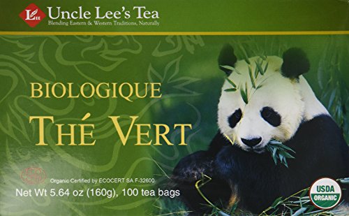 Product Cover Uncle Lee's Organic Green Tea -- 100 Tea Bags net wt 5.64 oz (160g) - (Pack of 2)