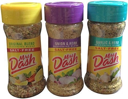 Product Cover Mrs. Dash Combo All Natural Seasoning Blends 2.5 oz; Original,Onion&Herb,Garlic&Herb by Mrs. Dash