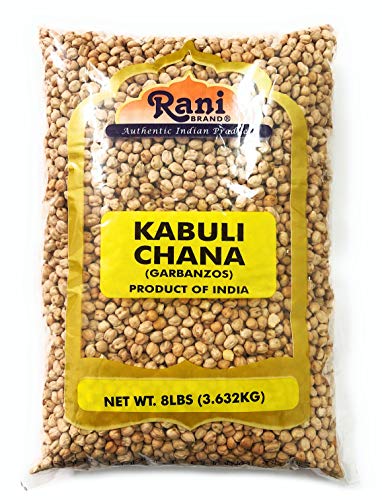 Product Cover Rani Garbanzo Beans (Kabuli Chana) 8lbs (128oz) Bulk ~ All Natural | Vegan | Gluten Free Ingredients | NON-GMO | Indian Origin
