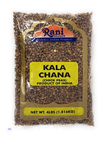 Product Cover Rani Kala Chana (Desi Chickpeas Chana with skin) 4lbs (64oz) ~ All Natural | Gluten Free Ingredients | NON-GMO | Vegan
