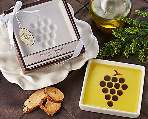 Product Cover Artisano Designs Vineyard Select Olive Balsamic Oil Vinegar Dipping Plate