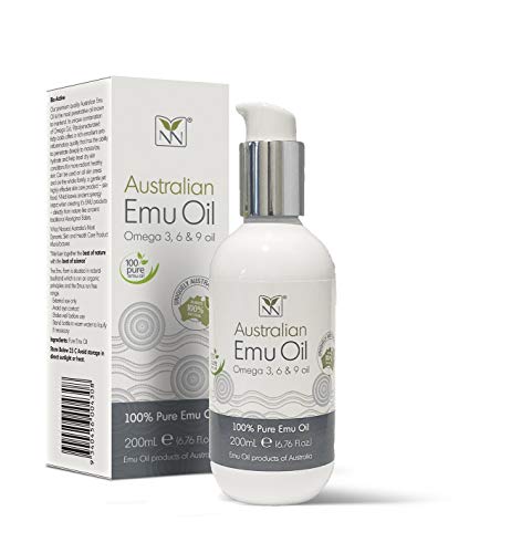 Product Cover Ultra Pure Australian Emu Oil - 6.8 ounce - Luxury, Pharmaceutical Grade Emu Oil for Hair, Skin, and Scalp