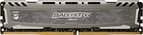 Product Cover Crucial Ballistix Sport LT 2400 MHz DDR4 DRAM Desktop Gaming Memory Single 4GB CL16 BLS4G4D240FSB (Gray)