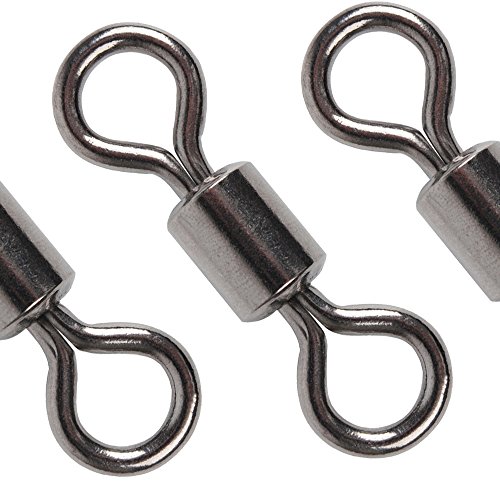 Product Cover Dr.Fish Saltwater Fishing Rolling Swivel Solid Ring #3/0 220Lb Connector Terminal Tackle(Pack of 40)