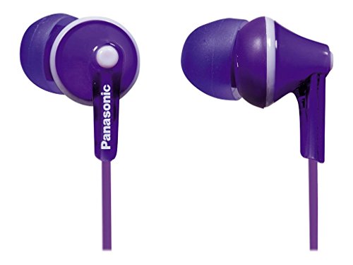 Product Cover Panasonic Wired Earphones - Wired, Purple (RP-HJE125-V)