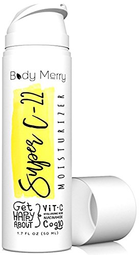 Product Cover Body Merry Face Moisturizer Cream - Anti-Aging Lotion for Wrinkles, Lines, Acne & Dark Spots w 22% Vitamin C, Hyaluronic Acid, Niacinamide, CoQ10
