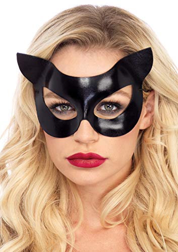 Product Cover Leg Avenue Women's Vinyl Cat Mask, Black, One Size