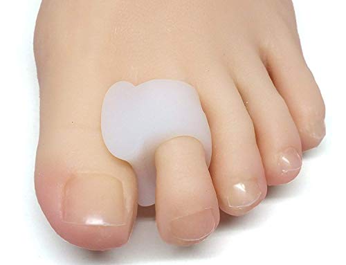 Product Cover ZenToes Pack of 4 Toe Separators and Spreaders for Bunion, Overlapping Toes and Drift Pain Pads (White)