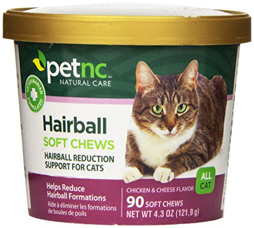 Product Cover PetNC Natural Care Hairball Soft Chews for Cats, 90 Count
