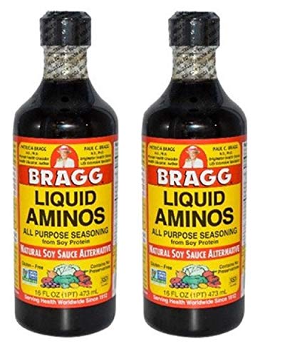 Product Cover Bragg Liquid Aminos All Purpose Seasoning Soy Sauce Alternative, 32 Fl Oz, 2 Pack