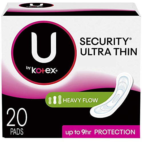 Product Cover Kotex Security Ultra Thin Pads Long 20 Each (Pack of 4)