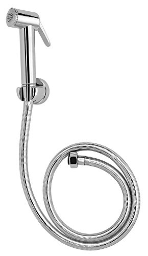 Product Cover Cera F8030103 Health Faucet ABS Body with Wall Hook and 1-Meter Stainless Steel Braided Rubber Hose