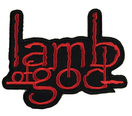 Product Cover lamb of god Logo Punk Rock Heavy Metal Music Band Jacket T shirt Patch Sew Iron on Embroidered Symbol Badge Cloth Sign Costume By Prinya Shop