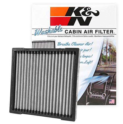 Product Cover K&N Cabin Air Filter: Washable and Reusable: Designed For Select 2008-2019 Honda (Civic, City, Fit, Jazz, Odyssey, CR-V, HR-V) and 2019 Acura RDX Vehicle Models, VF2033